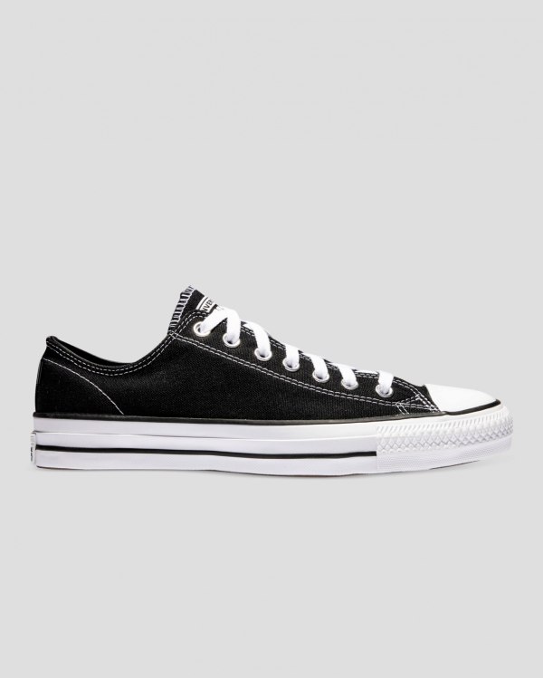 Converse Chuck Taylor All Star Pro Canvas Sort Sko Danmark - Converse Lave Sneakers Herre - 72491RFE